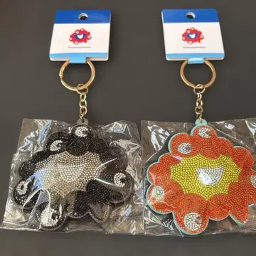 만박 블랙 미야쿠 미야쿠미야쿠 큐빅 마스코트 키링