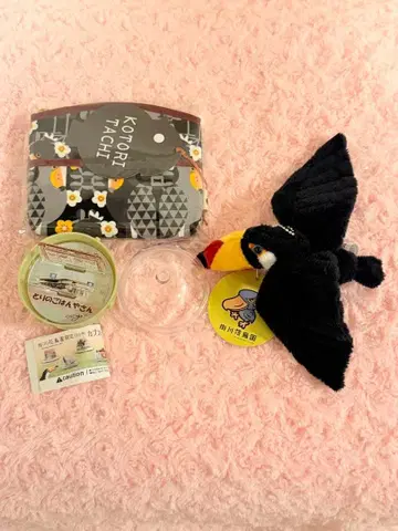 카케가와 카초엔 오니오오하시 봉제 인형 키링 파우치 캡슐 가챠