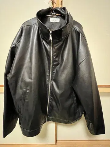 최종 처분 [ 컨디션 최상 ] ADRER 블랙 가죽 자켓