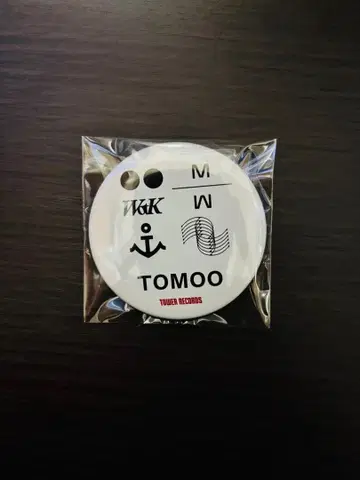 TOMOO LIVE BOX 타워 레코드 캔뱃지