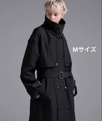 loose/루스 모드 오버 하이넥 트렌치코트