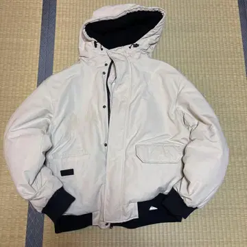 GAP 후드 부착 다운 자켓 M 화이트