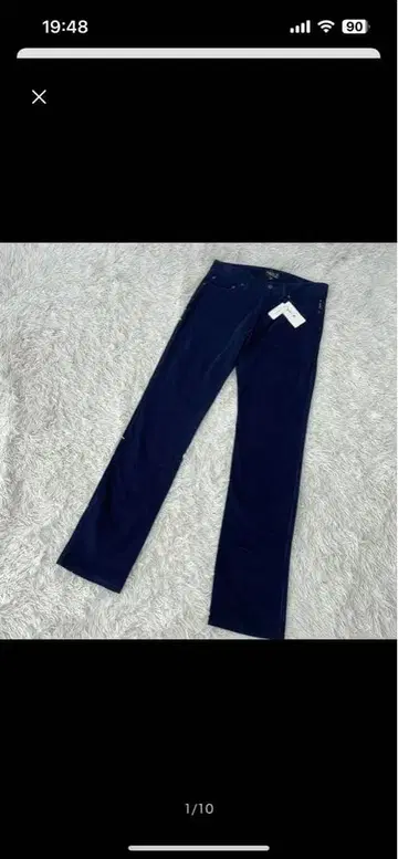 미사용 택 포함 Agnes.b Homme 코듀로이 팬츠 네이비