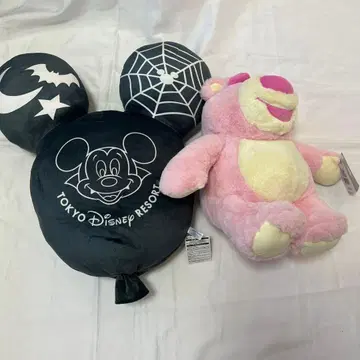 디즈니 봉제 인형 쿠션 풍선 로쏘