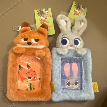 butter 주토피아 콜라보 카드 케이스 패스 케이스 닉 주디