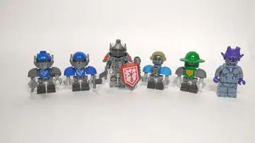 레고 넥소 나이츠 미니 피규어 6개 묶음 판매 정품 부품 묶음 판매