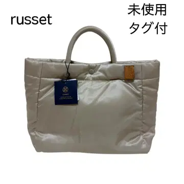 [ 미사용 택 포함 ] russet muku 나일론 토트백