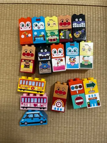 호빵맨 블록 묶음 판매 캐릭터 다수 포함