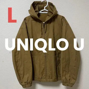 UNIQLO U 후디드 집업 블루종 311-452169