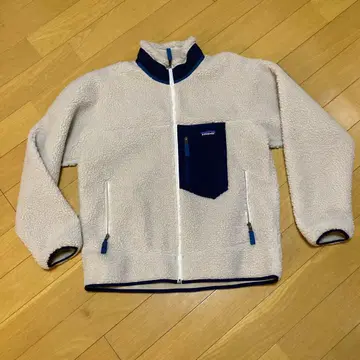 patagonia 플리스 자켓 크림/네이비