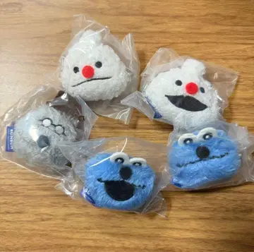 4 퍼펫 순순 앞머리 클립 가챠가챠 5종 세트