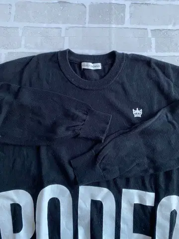 RODEO CROWNS 프린트 트레이닝복 블랙