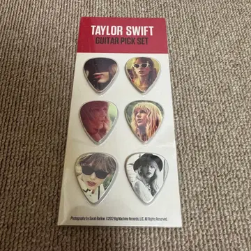 [ 미사용 ] Taylor Swift RED 기타 피크 세트 6개