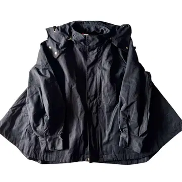 택 포함 미사용 Emma Taylor 3WAY 플레어 마운틴 후드티 블랙