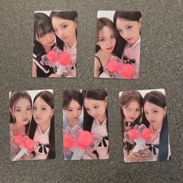 이즈나 응원봉 라이트밴드 지민 유닛포카