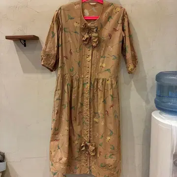 PINK HOUSE 꽃무늬 7부 소매 원피스