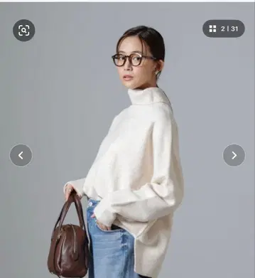 [ 새상품 ] NANO UNIVERSE 울 터틀넥 스웨터