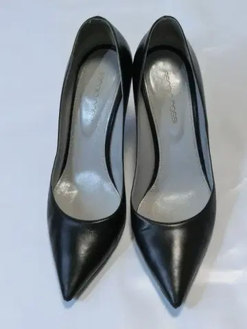 sergio rossi 셀지오 로시 블랙 가죽 심플 펌프스 36.5