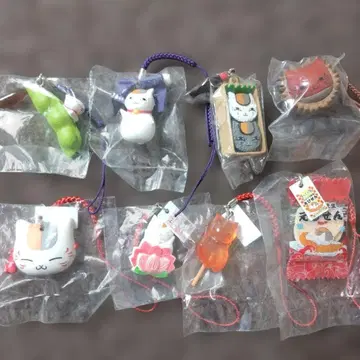 나츠메 우인장 냥코 선생님 스트랩 족자