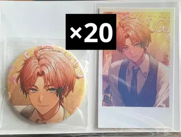 아카기 웬 2024 생일 굿즈 캔뱃지 & 폴라로이드풍 카드 x 20