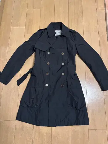 ZARA 네이비 트렌치코트 더블 브레스트