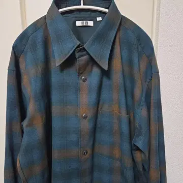 유니클로U 헤비 플란넬 오버 사이즈 셔츠