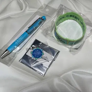 볼펜 리스트 밴드 키링 세트