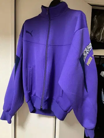 푸마 트랙 자켓 히트 유니온 M 사이즈 상당 구제 의류