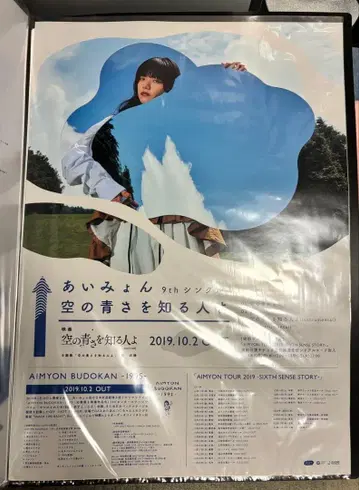 아이묭 하늘의 파랑을 아는 사람 B2 포스터 선전