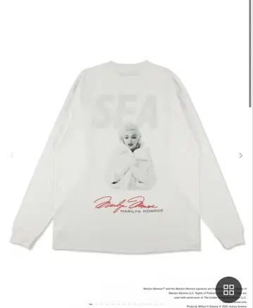 MARILYN MONROE x wind and sea L/S TEE