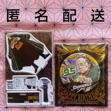 원피스 명장면 디오라마 피규어 & 생일 캔뱃지 크로커다일 덤 포함