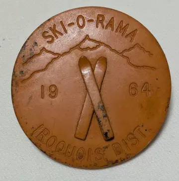 1964년 미국 보이스카웃 빈티지 치프링 스키 베이크라이트