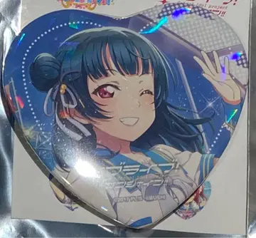 러브 라이브 Aqours 하트 캔뱃지 츠시마 요시코