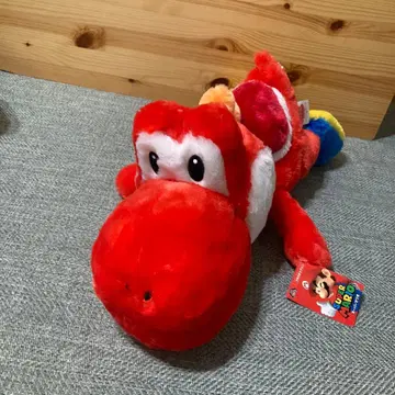 슈퍼 마리오 요시 봉제 인형 빨간색