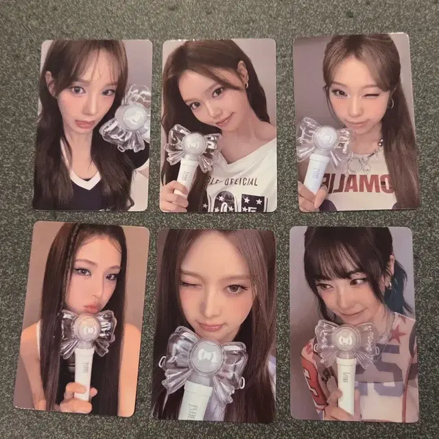 이즈나 응원봉 라이트밴드 지민 유닛포카