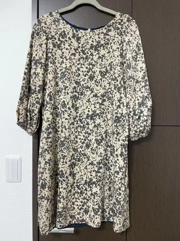 7부 소매 리버서블 원피스 ROSSO M 사이즈 가을/겨울