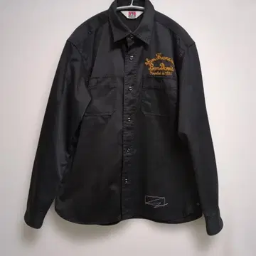 BEN DAVIS 블랙 워크 셔츠