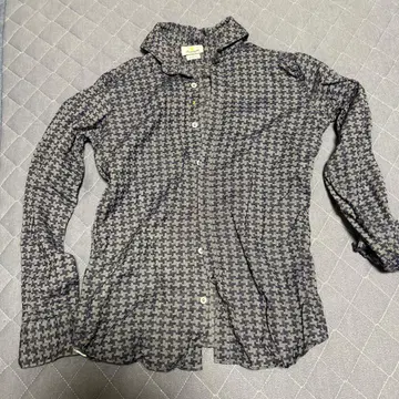 Giannetto 슬림핏 하운드 투스 셔츠 XS