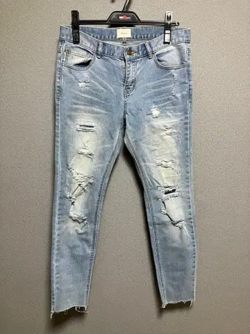 #Re:room 데미지 스키니 청바지