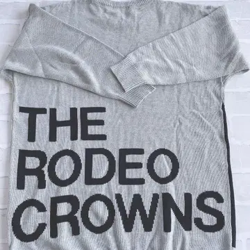 RODEO CROWNS 그레이 로고 트레이닝복