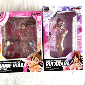 초속 변형 자이로제터 이나바 린네 아카나 루이 피규어 세트 엽서 포함
