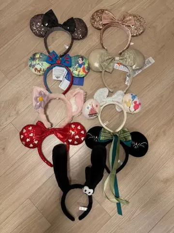 디즈니 머리띠 9개 세트
