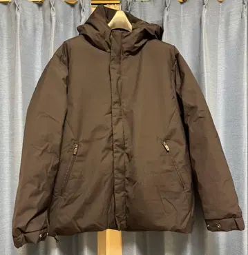 URBAN RESEARCH 울 블렌드 라미네이티드 다운 파카 네이비