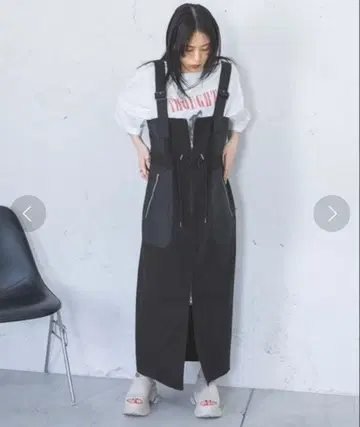 JEANASIS 패치워크 점프 스커트