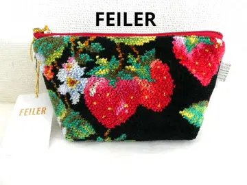 완판템 [페이러] 스트로베리 필드 블랙 파우치