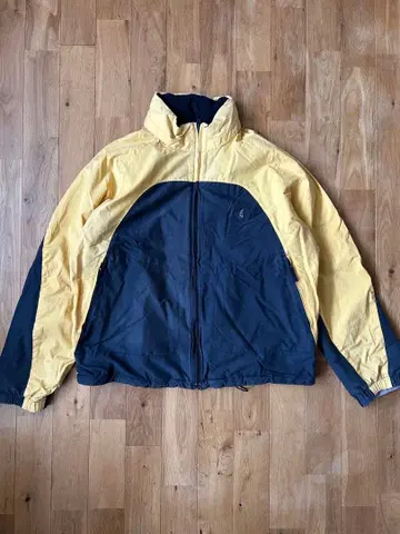 NAUTICA 리버서블 나일론 자켓 플리스 자수 로고 Y2K