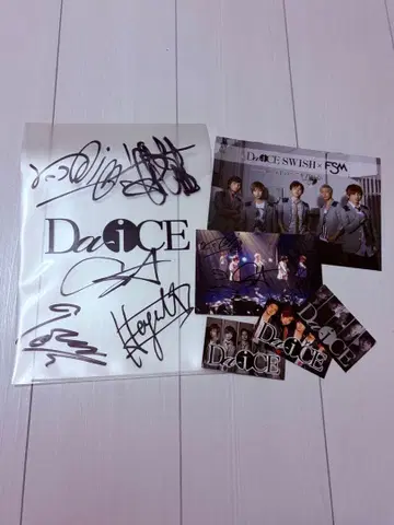 Da-iCE 친필 사인 세트 카드 포함 6점