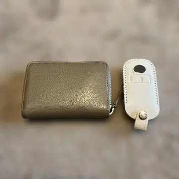 비즈니스 가죽 팩토리 가죽 지퍼 그레이 스마트 키케이스