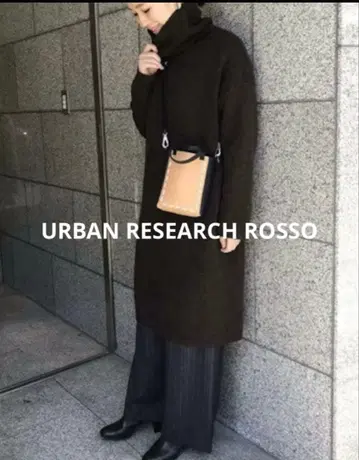 URBAN RESEARCH ROSSO 터틀넥 니트 원피스 38
