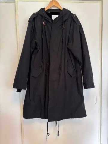 [ 하자 특가 ] 휴스턴 M51 모즈 코트 L 사이즈 상당 블랙